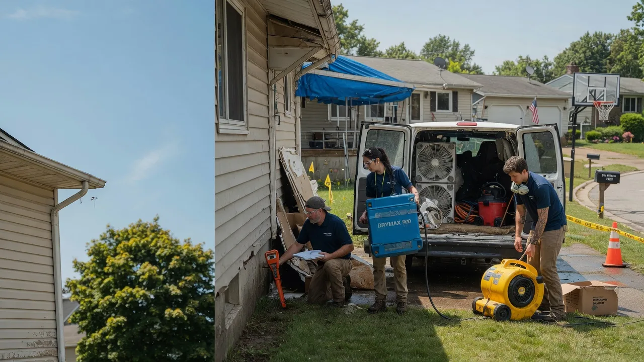 Ceiling Leak Cleanup in New Castle, IN near me